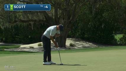 Adam Scott | Round 4 | 1st hole | Shot 4 | 2026 Arnold Palmer