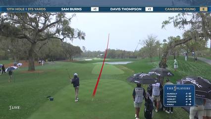 Cameron Young | Round 1 | 12th hole | Shot 1 | 2026 THE PLAYERS