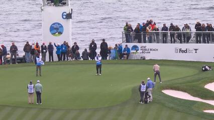 Russell Henley | Round 2 | 6th hole | Shot 6 | 2025 AT&T Pebble Beach