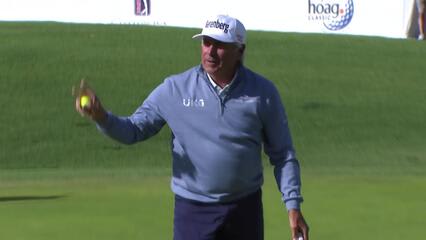 Fred Couples | Round 2 | 18th hole | Shot 5 | 2025 Hoag Classic