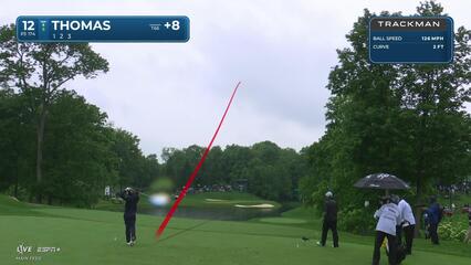 Justin Thomas | Round 2 | 12th hole | Shot 1 | 2025 the Memorial