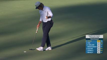 Garrick Higgo | Round 3 | 16th hole | Shot 4 | 2025 Sanderson Farms