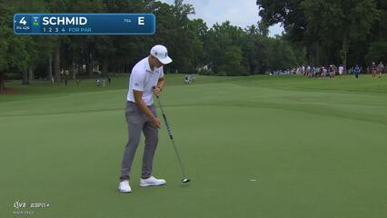 Matti Schmid | Round 1 | 4th hole | Shot 4 | 2025 Wyndham