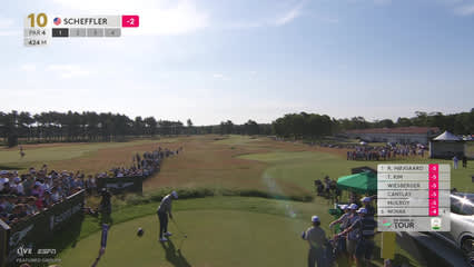 Scottie Scheffler | Round 2 | 10th hole | Shot 1 | 2026 Genesis Scottish Open