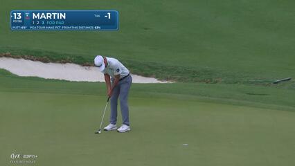 Ben Martin | Round 2 | 13th hole | Shot 3 | 2025 Valero
