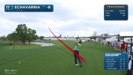 Nico Echavarria | Round 4 | 17th hole | Shot 1 | 2025 Houston Open