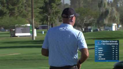 Stewart Cink | Round 2 | 10th hole | Shot 5 | 2025 Charles Schwab