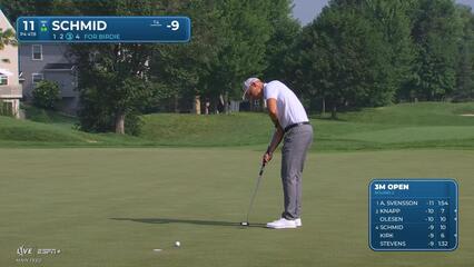 Matti Schmid | Round 2 | 11th hole | Shot 3 | 2025 3M Open