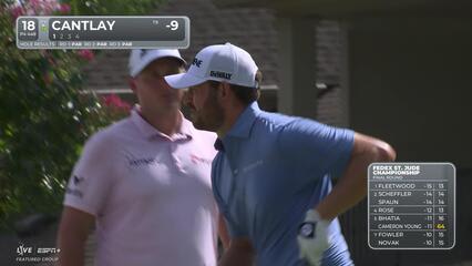 Patrick Cantlay | Round 4 | 18th hole | Shot 1 | 2025 FedEx St. Jude