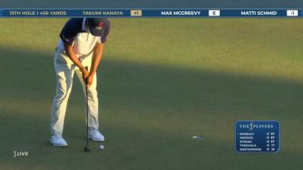 Takumi Kanaya | Round 1 | 15th hole | Shot 4 | 2026 THE PLAYERS