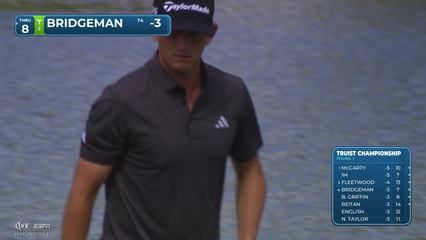 Jacob Bridgeman | Round 1 | 17th hole | Shot 3 | 2026 Truist Championship