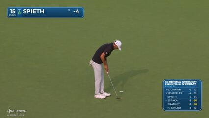 Jordan Spieth | Round 3 | 15th hole | Shot 4 | 2025 the Memorial