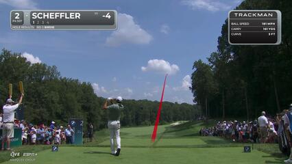 Scottie Scheffler | Round 2 | 2nd hole | Shot 1 | 2025 BMW Championship