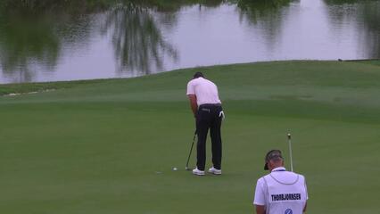 Karl Vilips | Round 1 | 3rd hole | Shot 3 | 2025 Zurich Classic