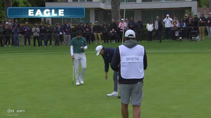 Min Woo Lee | Round 2 | 1st hole | Shot 3 | 2026 The Genesis