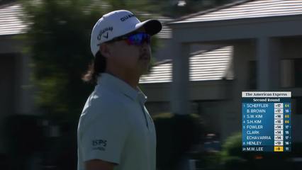 Min Woo Lee | Round 2 | 11th hole | Shot 5 | 2026 The American Express