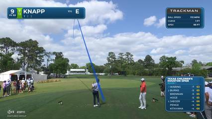 Jake Knapp | Round 1 | 9th hole | Shot 1 | -1 Houston Open