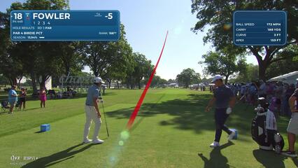 Rickie Fowler | Round 2 | 18th hole | Shot 1 | 2025 Charles Schwab