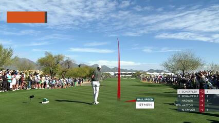 Scottie Scheffler | 2023 WM Phoenix Open | Round 3 | 9th hole | Shot 1