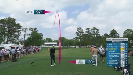 Taylor Pendrith | Round 3 | 9th hole | Shot 1 | 2025 Houston Open