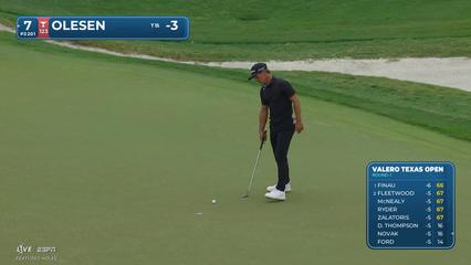 Thorbjørn Olesen | Round 1 | 7th hole | Shot 3 | 2026 Valero