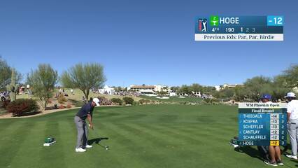 Tom Hoge | 2022 WM Phoenix Open | Round 4 | 4th hole | Shot 1