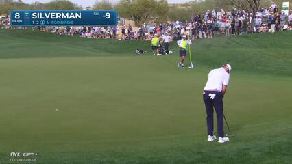 Ben Silverman | Round 4 | 8th hole | Shot 4 | 2025 WM Phoenix Open