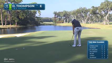 Davis Thompson | Round 1 | 11th hole | Shot 3 | 2025 The RSM Classic