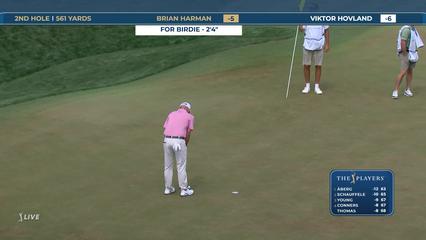 Brian Harman | Round 3 | 2nd hole | Shot 4 | 2026 THE PLAYERS