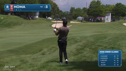 Max Homa | Round 1 | 8th hole | Shot 2 | 2026 John Deere