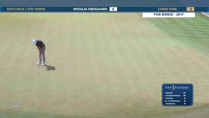 Chris Kirk | Round 4 | 12th hole | Shot 4 | 2026 THE PLAYERS