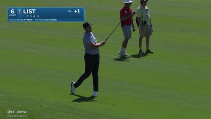 Luke List | Round 1 | 6th hole | Shot 2 | 2025 Mexico Open