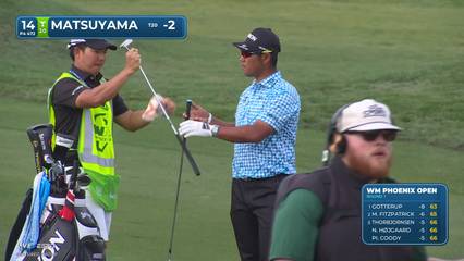 Hideki Matsuyama | Round 1 | 14th hole | Shot 2 | 2026 WM Phoenix Open