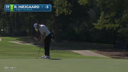 Rasmus Højgaard | Round 1 | 17th hole | Shot 4 | 2025 Sanderson Farms