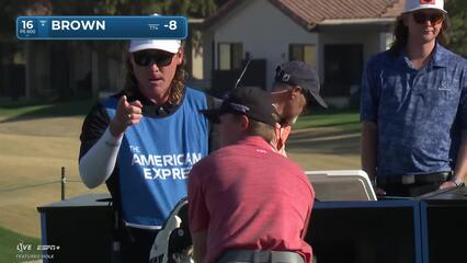 Blades Brown | Round 3 | 16th hole | Shot 1 | 2025 The American Express