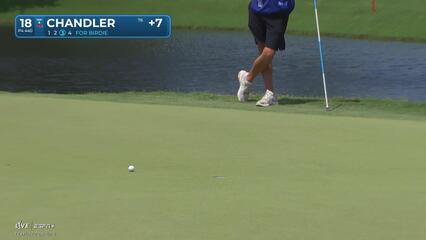 Will Chandler | Round 4 | 18th hole | Shot 4 | 2025 Charles Schwab