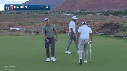 Alex Noren | Round 1 | 15th hole | Shot 3 | 2025 Bank of Utah