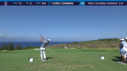 Corey Conners | Round 4 | 11th hole | Shot 1 | 2025 The Sentry