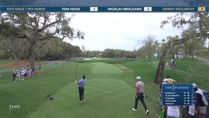 Denny McCarthy | Round 1 | 12th hole | Shot 1 | 2026 THE PLAYERS