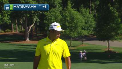 Hideki Matsuyama | Round 4 | 10th hole | Shot 4 | 2026 Truist Championship