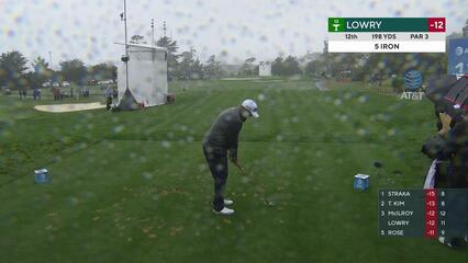 Shane Lowry | Round 3 | 12th hole | Shot 1 | 2025 AT&T Pebble Beach