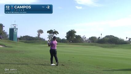 Rafael Campos | Round 2 | 12th hole | Shot 3 | 2025 Mexico Open