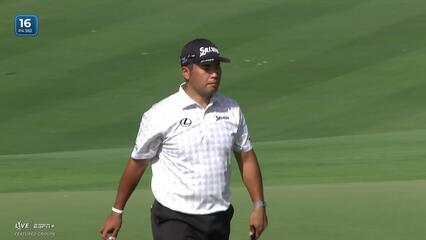 Hideki Matsuyama | Round 2 | 16th hole | Shot 4 | 2025 The Sentry