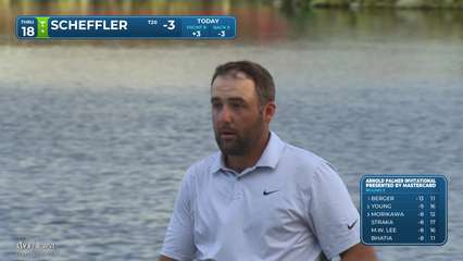 Scottie Scheffler | Round 3 | 18th hole | Shot 6 | 2026 Arnold Palmer