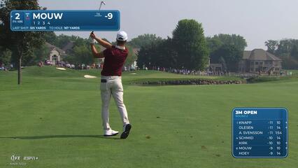 William Mouw | Round 2 | 2nd hole | Shot 2 | 2025 3M Open