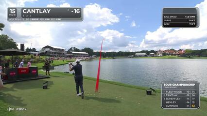 Patrick Cantlay | Round 4 | 15th hole | Shot 1 | 2025 TOUR Championship