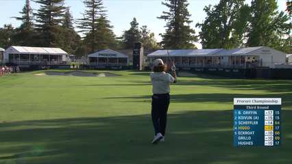 Garrick Higgo | Round 3 | 18th hole | Shot 3 | 2025 Procore