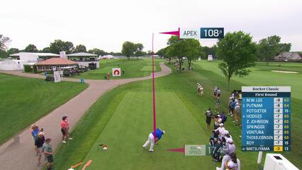 Hideki Matsuyama | Round 1 | 14th hole | Shot 1 | 2025 Rocket Classic