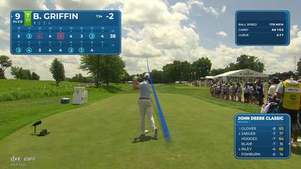 Ben Griffin | Round 1 | 9th hole | Shot 1 | 2026 John Deere