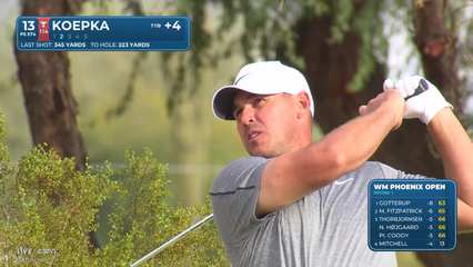 Brooks Koepka | Round 1 | 13th hole | Shot 2 | 2026 WM Phoenix Open
